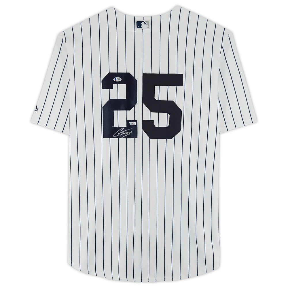 Gleyber Torres White New York Yankees Autographed Majestic Replica Jersey