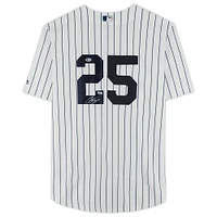 Gleyber Torres White New York Yankees Autographed Majestic Replica Jersey