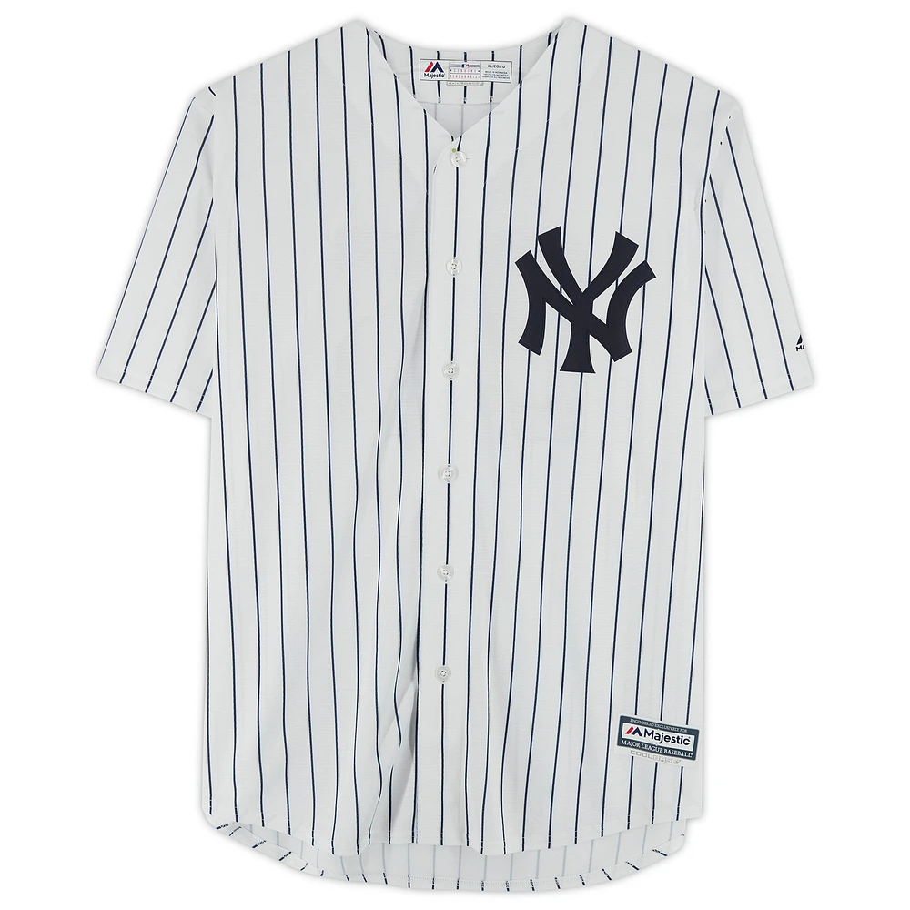 Gleyber Torres White New York Yankees Autographed Majestic Replica Jersey