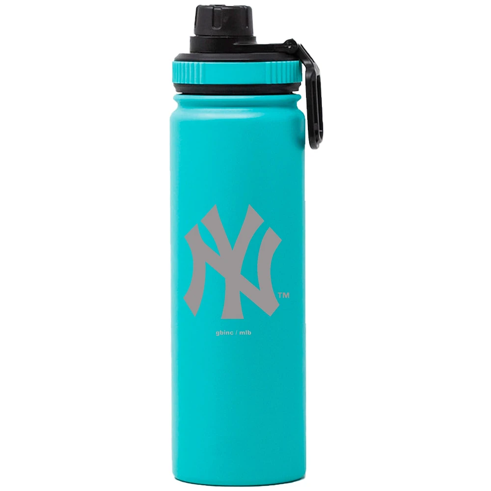 Golfing Buddies Teal New York Yankees 21oz. Wide Mouth Bottle with Sports Lid