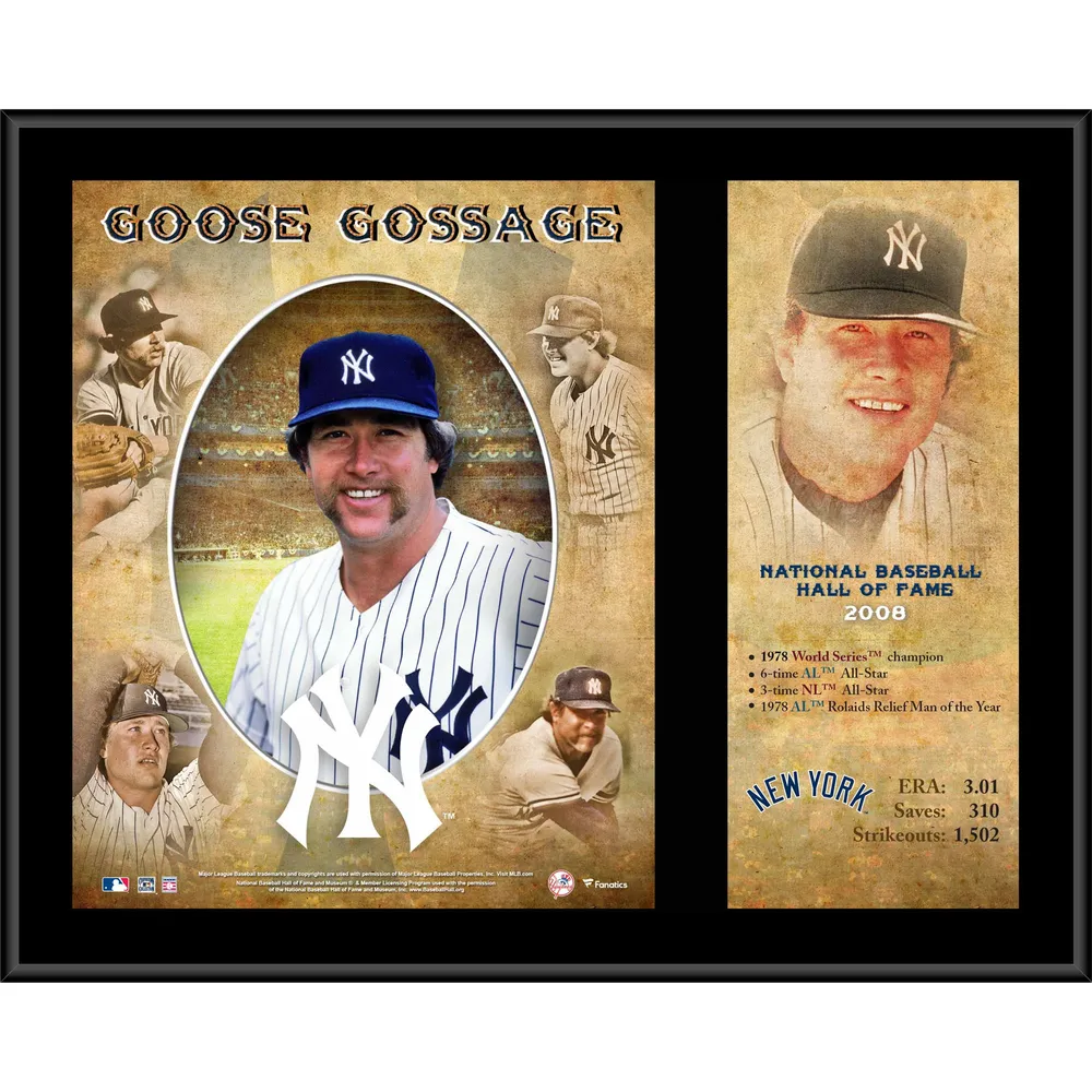 Goose Gossage Signed New York Yankees Jersey 3 Great Inscriptions