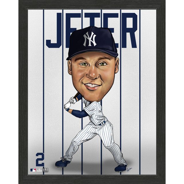 Highland Mint Derek Jeter New York Yankees 12" x 15" Dynamo - Photo encadrée