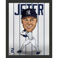 Highland Mint Derek Jeter New York Yankees 12" x 15" Dynamo - Framed Photo