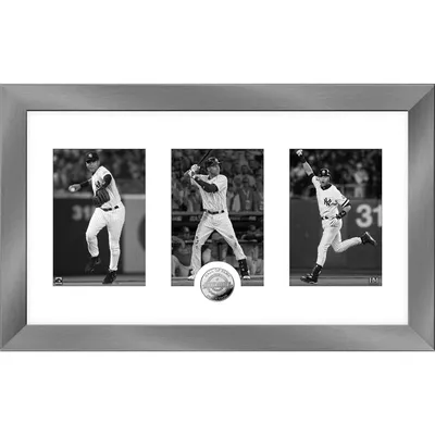 Derek Jeter New York Yankees Highland Mint 2020 Hall of Fame Induction 12'' x 20'' Art Deco Silver Coin Photo Mint