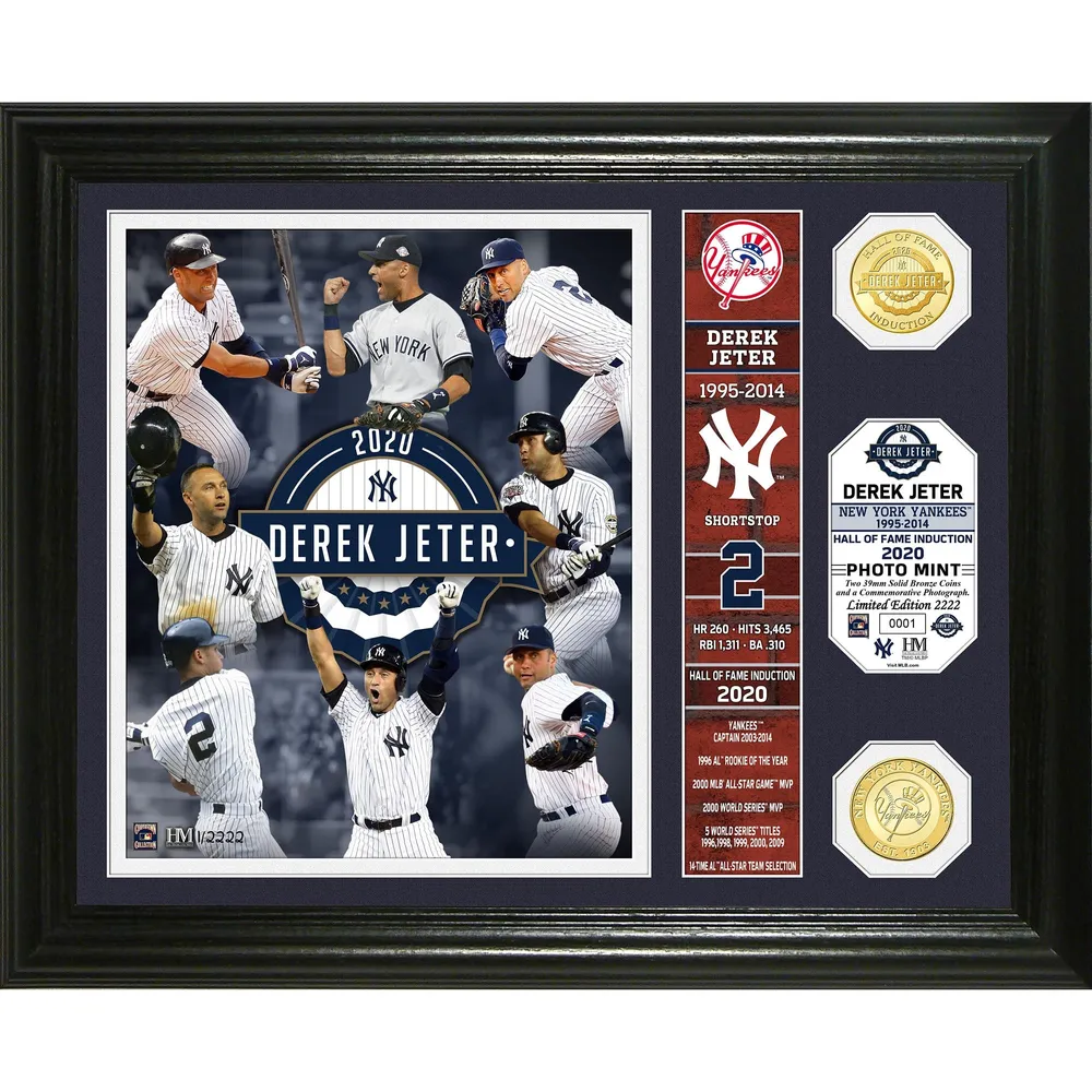 Derek Jeter New York Yankees Nike 2020 MLB Hall of Fame Inductee