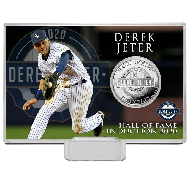 Men's Derek Jeter Gray 2020 Hall of Fame Induction Road Authentic