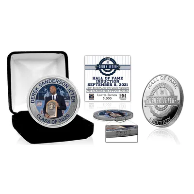 Derek Jeter New York Yankees Highland Mint 2020 Hall of Fame Silver Mint Coin