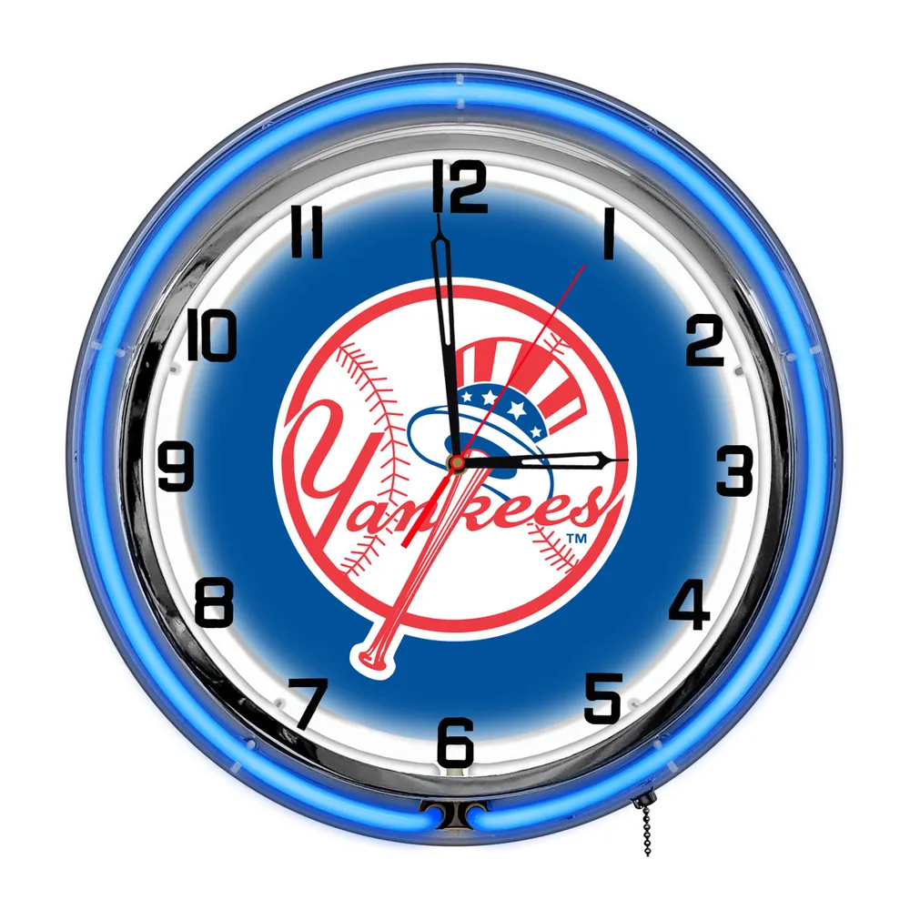 New York Yankees 18 Neon Clock