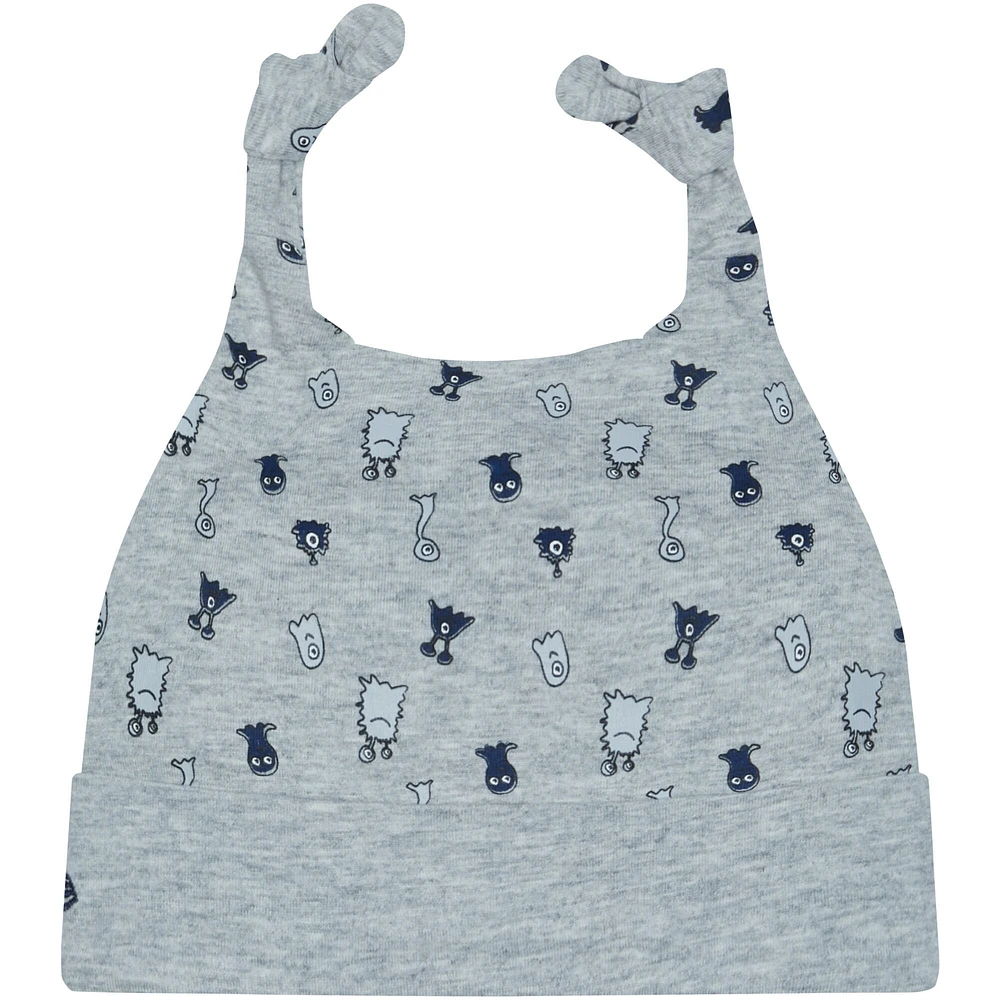 Bonnet en tricot à revers New Era New York Yankees Critter gris chiné pour bébé