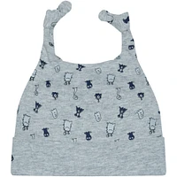 Bonnet en tricot à revers New Era New York Yankees Critter gris chiné pour bébé