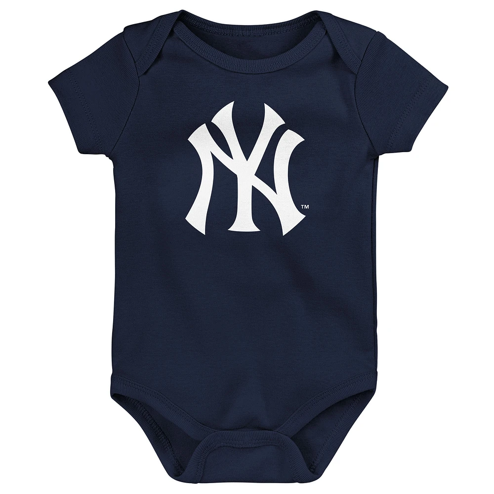 Infant New York Yankees Slide Home Three-Pack Bodysuit Set