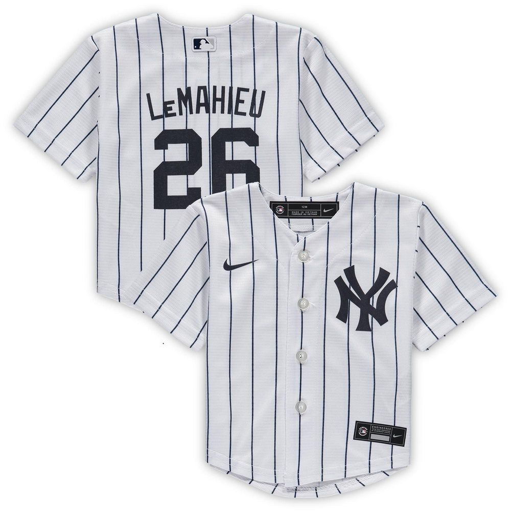 Youth Nike DJ LeMahieu White New York Yankees Home Replica Player Jersey