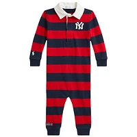 Combinaison Polo Ralph Lauren bleu marine/rouge Yankees pour bébé