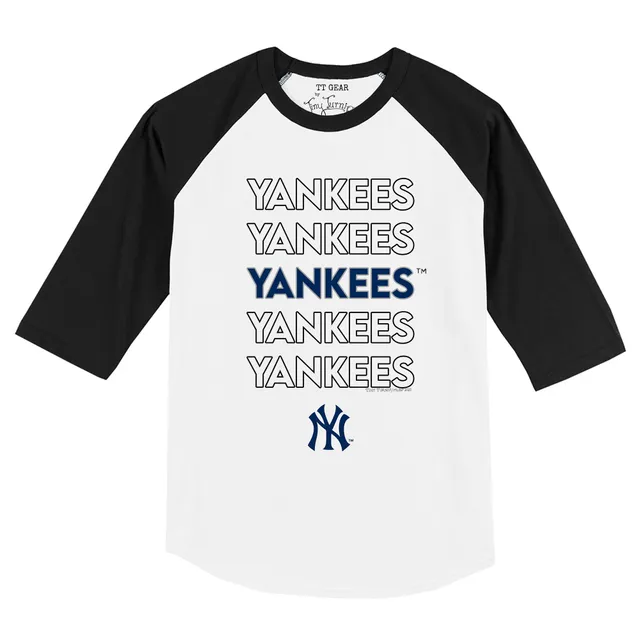 New York Yankees MLB '47 Basic Logo Raglan Long Sleeve T-Shirt - Cream