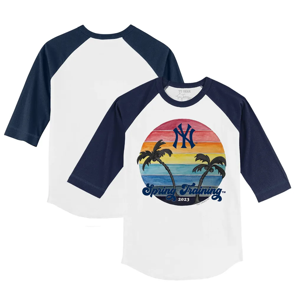 Toddler Tiny Turnip Navy New York Yankees 2023 Spring Training T-Shirt