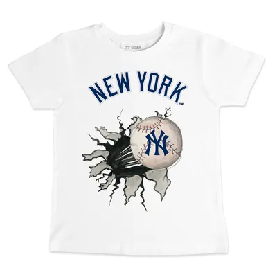 Lids New York Yankees Tiny Turnip Toddler Stitched Baseball T-Shirt - White