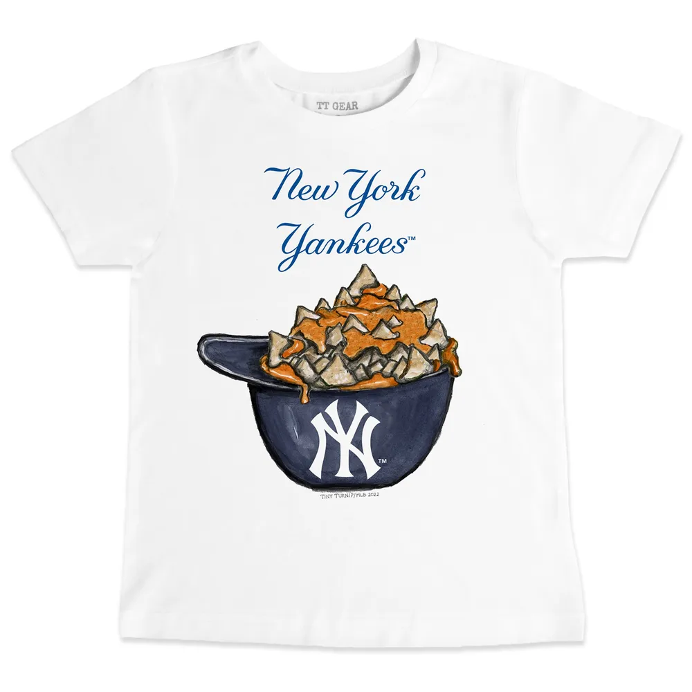 Lids New York Yankees Tiny Turnip Infant Nacho Helmet T-Shirt - White