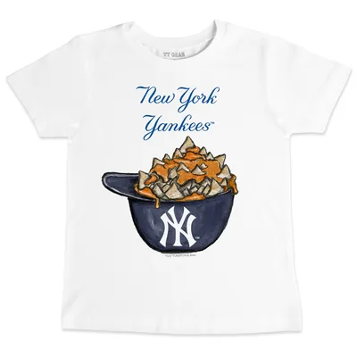 New York Yankees Sundae Helmet Tee Shirt Women's Medium / Navy Blue