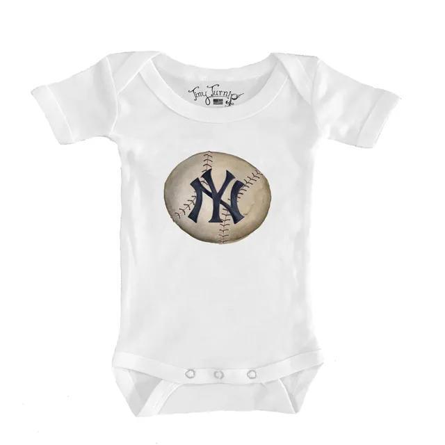 Lids New York Yankees Tiny Turnip Toddler Blooming Baseballs T-Shirt -  White