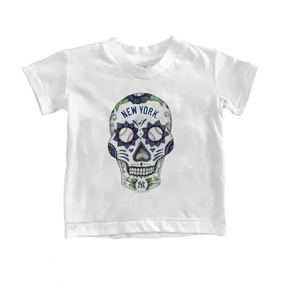 Infant Tiny Turnip White New York Yankees Heart Mom T-Shirt