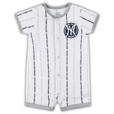 New York Yankees Infant Ball Hitter Coverall - White