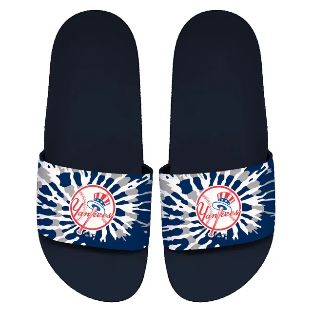 Youth New York Mets ISlide Pink Primary Logo Slide Sandals