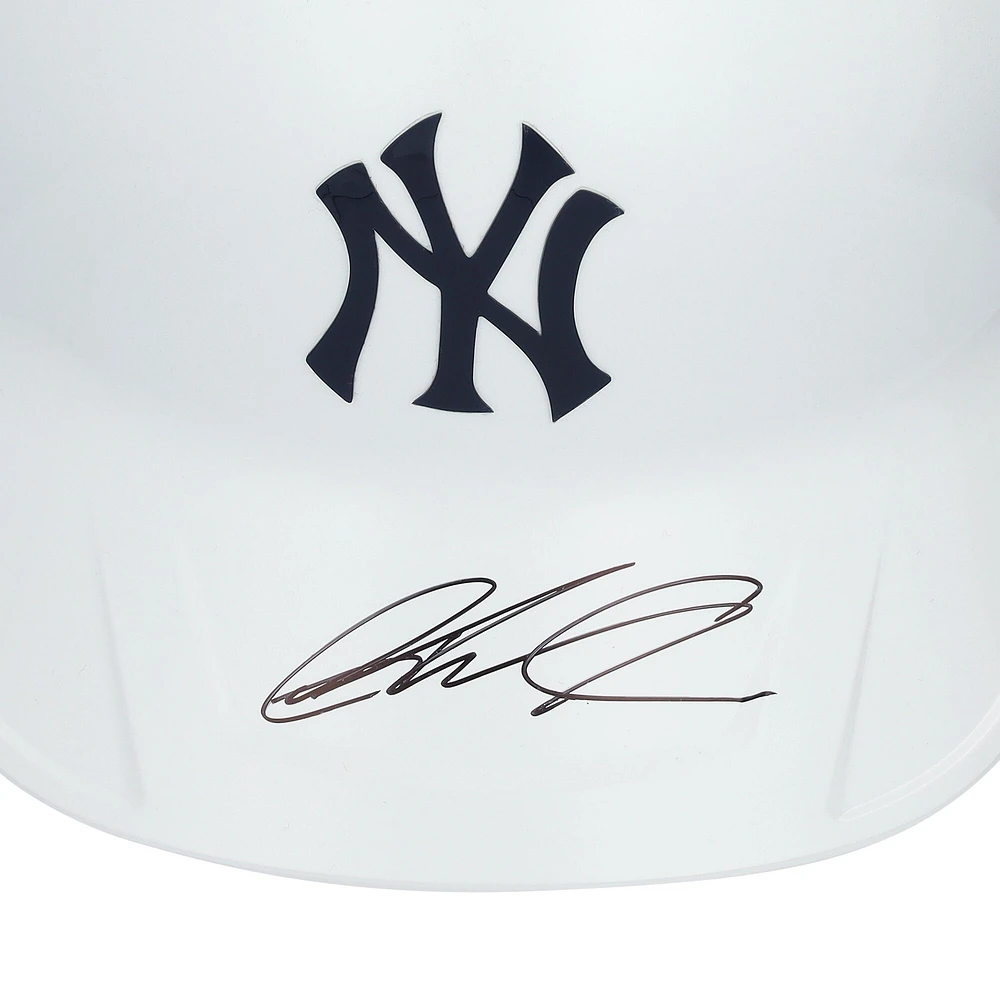 Jazz Chisholm Jr. New York Yankees Autographed Alternate Chrome Replica Batting Helmet 