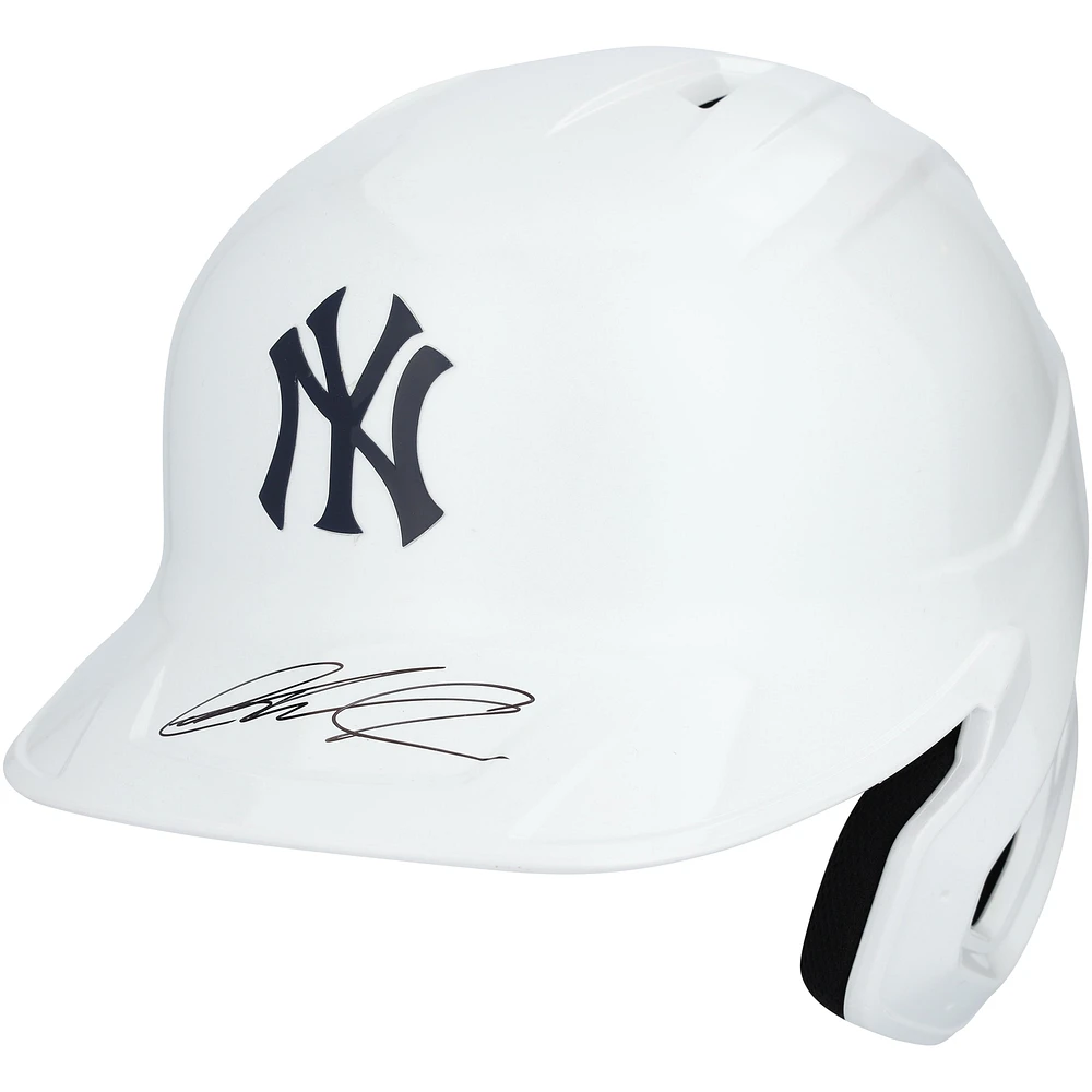 Jazz Chisholm Jr. New York Yankees Autographed Alternate Chrome Replica Batting Helmet