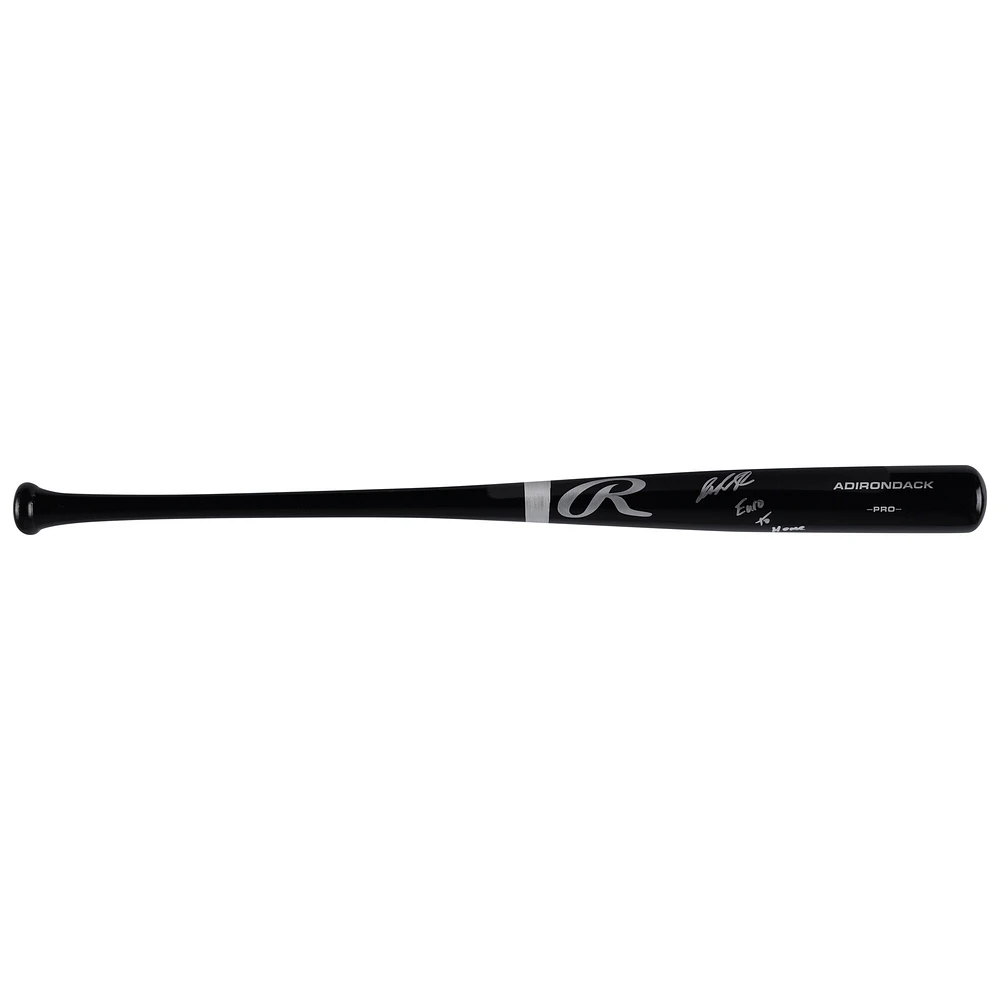 Jazz Chisholm Jr. New York Yankees Autographed Black Rawlings Pro Bat with "Euro to Home" Inscription
