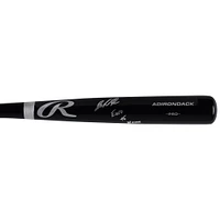 Jazz Chisholm Jr. New York Yankees Autographed Black Rawlings Pro Bat with "Euro to Home" Inscription