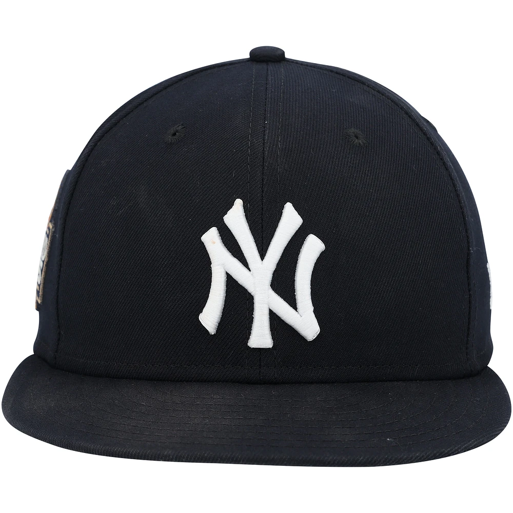 Jazz Chisholm Jr. New York Yankees Game-Used Navy New Era Cap vs. Los Angeles Dodgers on October 30, 2024 - World Series Game 5
