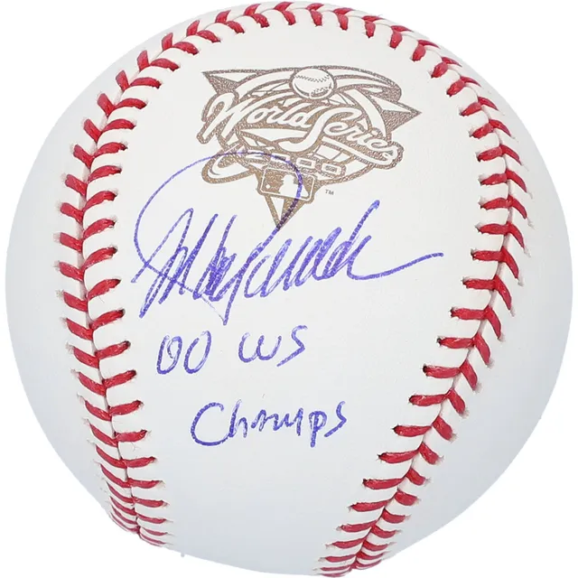Lids Jorge Posada New York Yankees Fanatics Authentic Autographed 2000  World Series Logo Baseball with 00 WS Champs Inscription