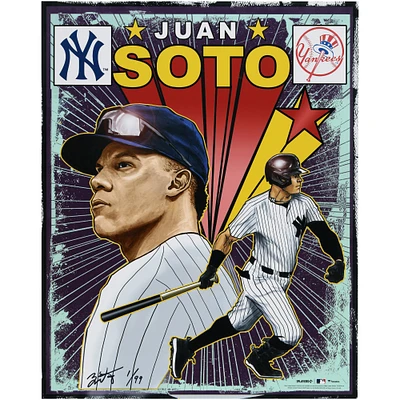 Juan Soto New York Yankees 16" x 20" Photo Print - Art by Brian Kong - Limited Edition of 99