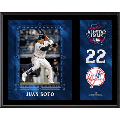 Plaque sublimée de Juan Soto New York Yankees 2024 MLB All-Star Game 12" x 15"
