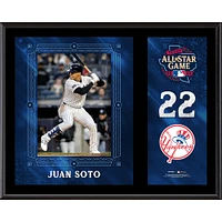 Plaque sublimée de Juan Soto New York Yankees 2024 MLB All-Star Game 12" x 15"