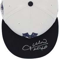 Casquette bronzée autographiée #22 des Yankees de New York, V106832, Juan Soto, utilisée lors du match contre les Reds de Cincinnati le 4 juillet 2024. Casquette Juan Soto AUTGU 45733 COLGMUEQU GUBBCP1048