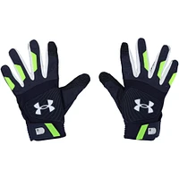 V106832 Gants de frappeur Under Armour bleu marine autographiés par Juan Soto des Yankees de New York lors du match contre les Dodgers de Los Angeles le 30 octobre 2024. 22 Juan Soto AUTGU GLOVE 45733 AUTGMUEQU GUBBGL1378