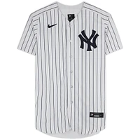Maillot Nike authentique blanc autographié par Juan Soto des Yankees de New York