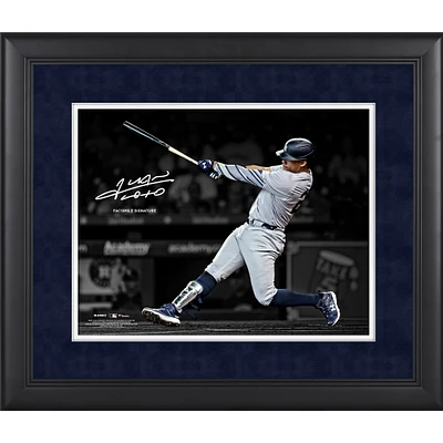 Juan Soto New York Yankees Fac-similé Signature Encadré 11" x 14 " Photographie Spotlight