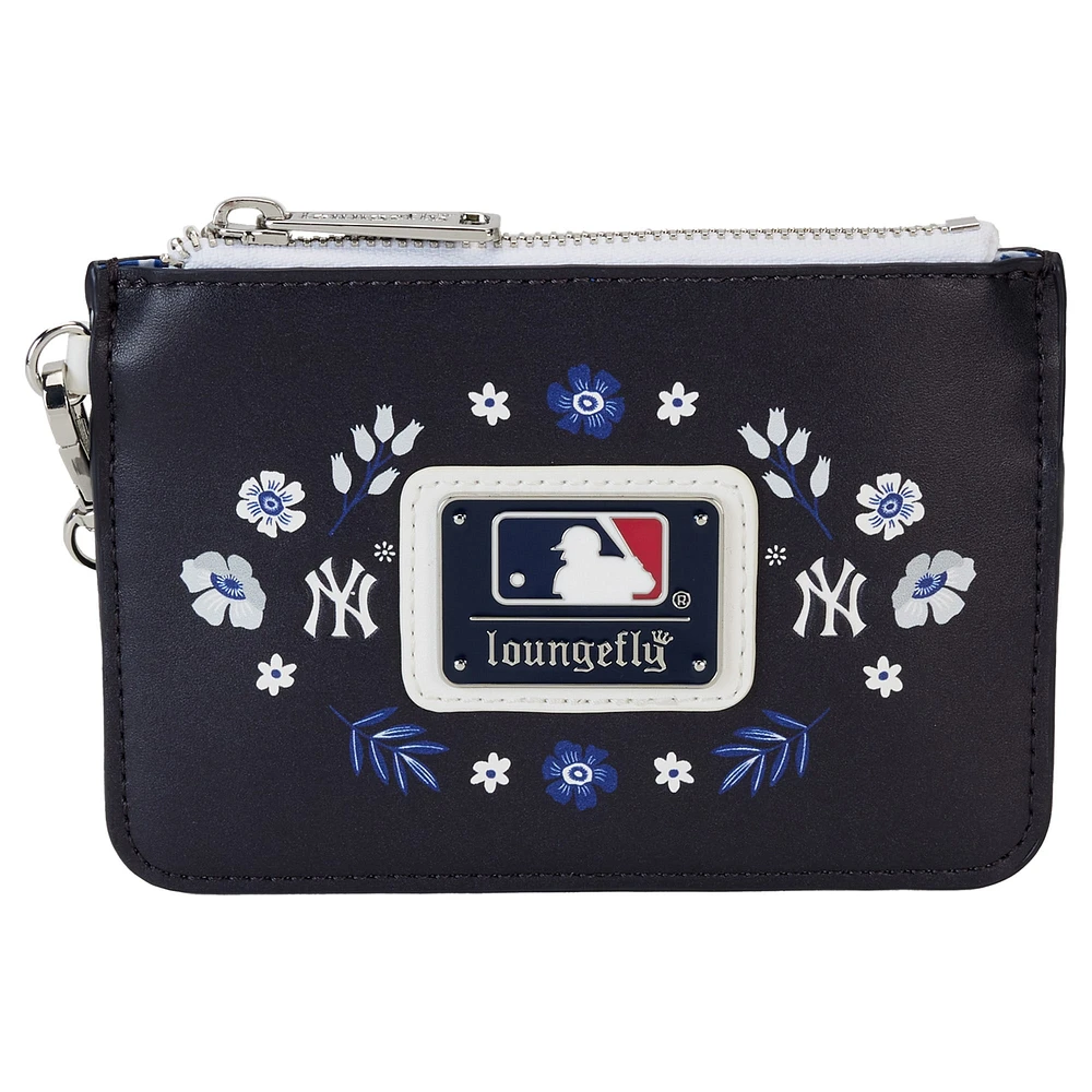 Loungefly New York Yankees Floral Wrist Clutch