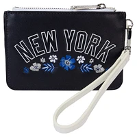 Loungefly New York Yankees Floral Wrist Clutch