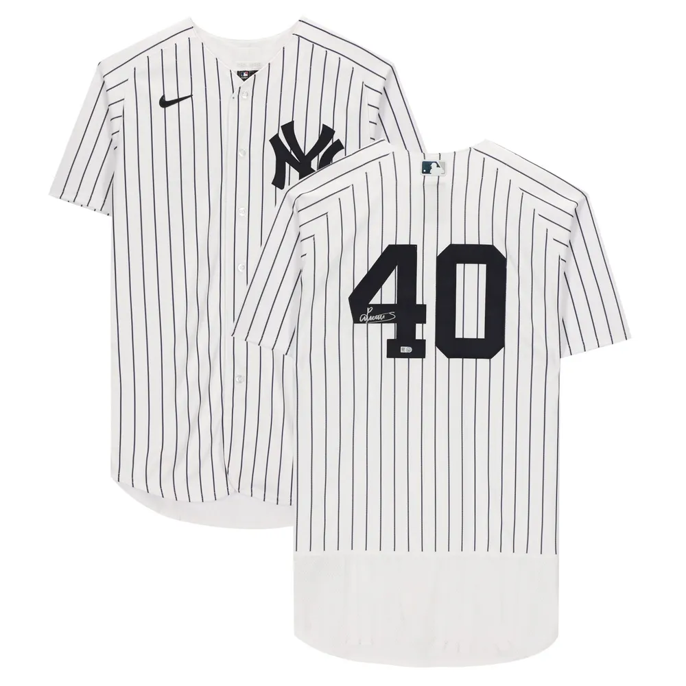Lids Luis Severino New York Yankees Fanatics Authentic Autographed White  Nike Authentic Jersey