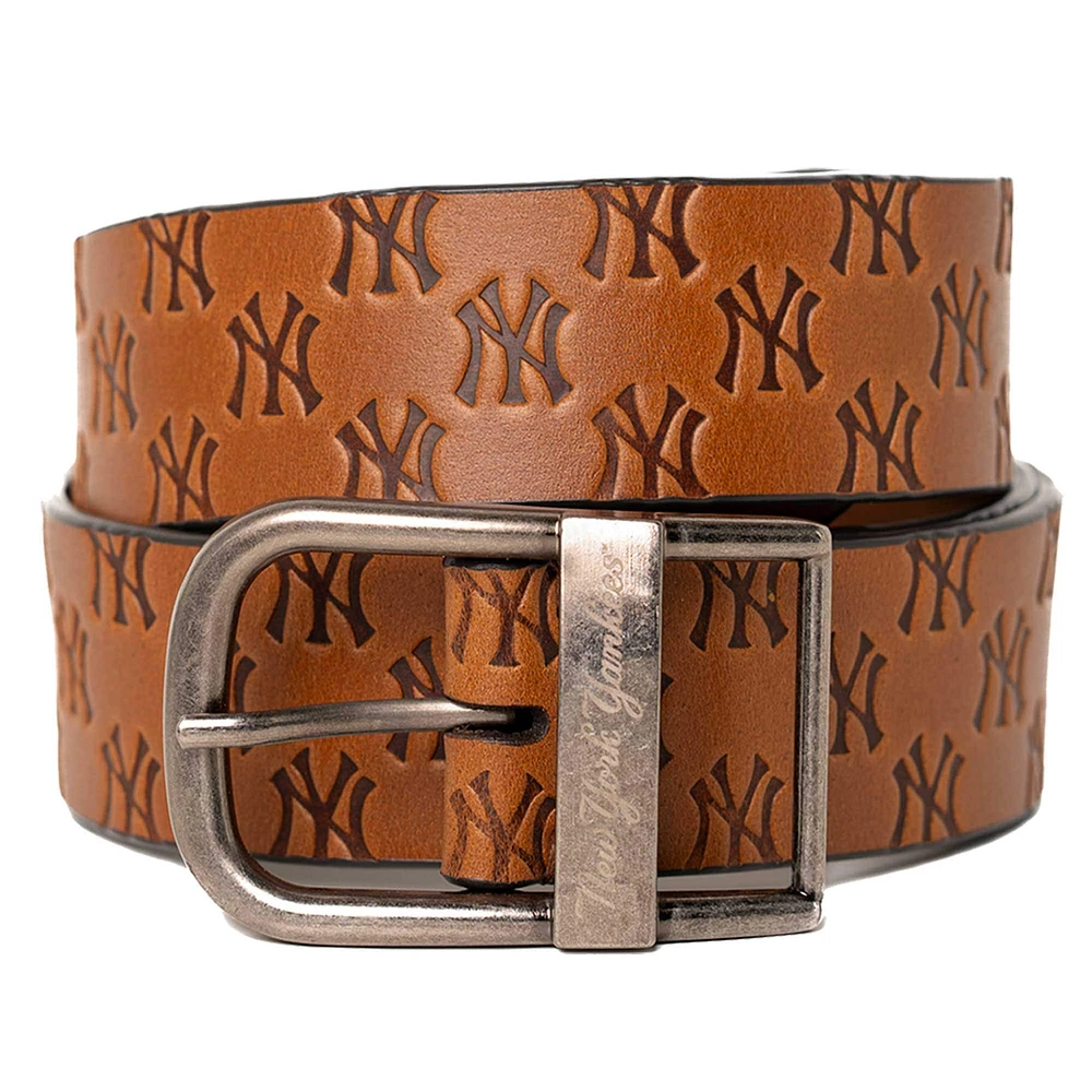 Lusso Brown New York Yankees Saul Belt