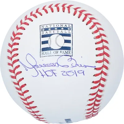 Derek Jeter Autographed Hall of Fame Logo Baseball with HOF 2020 Inscription