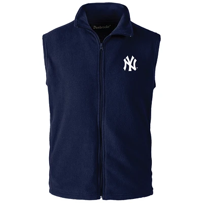 Gilet Dunbrooke bleu marine à fermeture éclair intégrale pour homme des Yankees de New York Houston