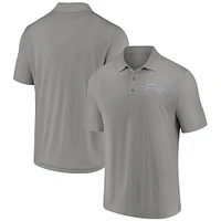 Polo gris avec logo des Yankees de New York Fanatics pour hommes