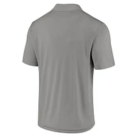 Polo gris avec logo des Yankees de New York Fanatics pour hommes