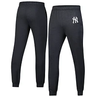 Pantalon de jogging en polaire pour homme Fanatics Heather Charcoal New York Yankees
