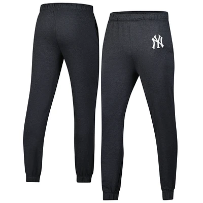 Pantalon de jogging en polaire pour homme Fanatics Heather Charcoal New York Yankees