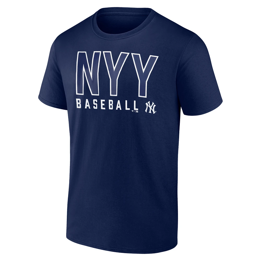 Men's Fanatics  Navy New York Yankees T-Shirt